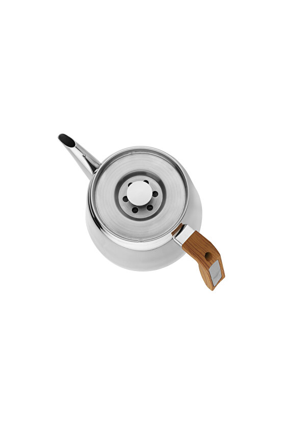 TeeHaus Çelik Çaydanlık Takımı 4 Parça-Kahverengi