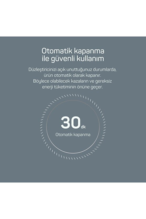 Superstar Pro Saç Düzleştirici Fırça 5 Sıcaklık Ayarı Okyanus - AR5082-O