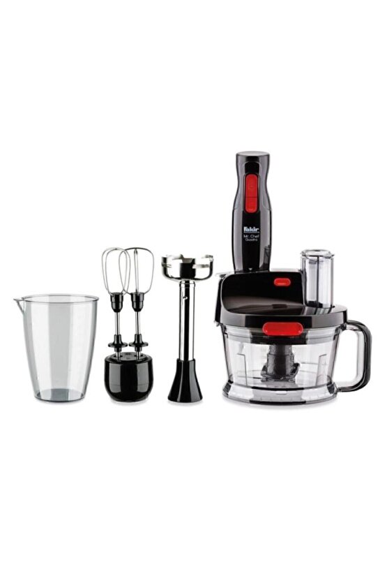 Mr.chef Quadro Siyah 1000 W Blender Seti