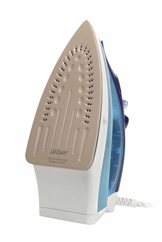 Ar688 Claro 2400 W Buharlı Ütü Seramik Tabanlı Mavi