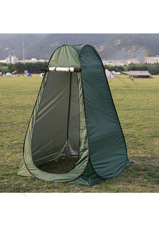 Otomatik Portatif Kamp&Plaj Duş Giyinme ve Tuvalet Çadırı 120 X 120 X 190 Cm