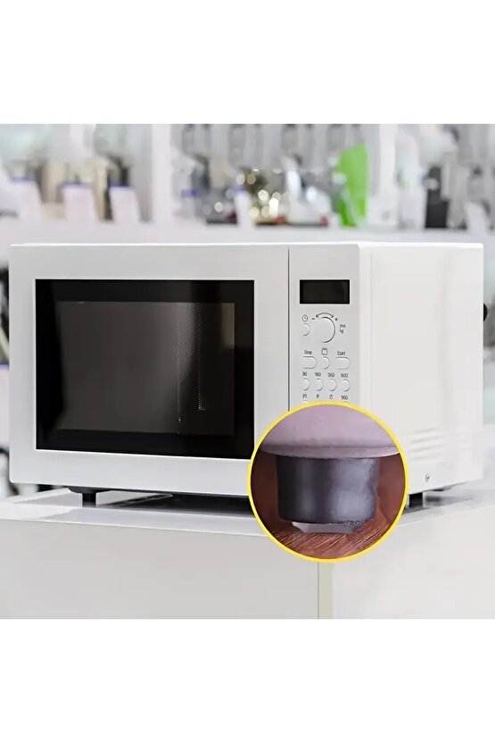 Mobilya Dolap Kapağı Ses Önleyici Cam Kesme Tahtası Ayağı Şeffaf Yapışkanlı Stoper Ayak 42 Adet