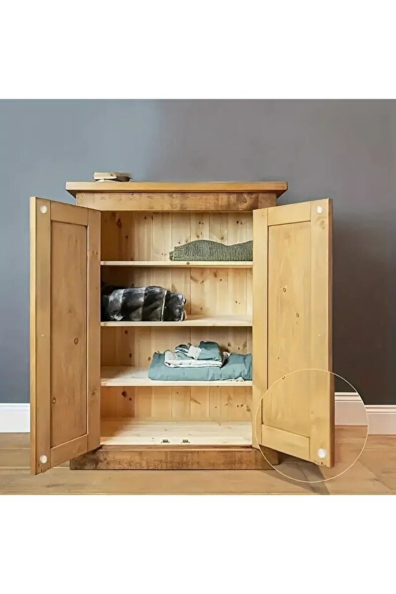 Mobilya Dolap Kapağı Ses Önleyici Cam Kesme Tahtası Ayağı Şeffaf Yapışkanlı Stoper Ayak 42 Adet