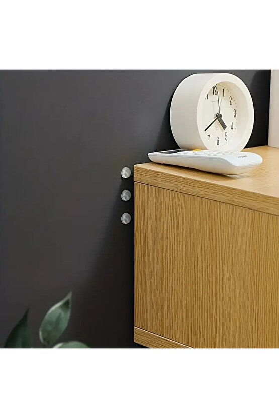 Mobilya Dolap Kapağı Ses Önleyici Cam Kesme Tahtası Ayağı Şeffaf Yapışkanlı Stoper Ayak 84 Adet