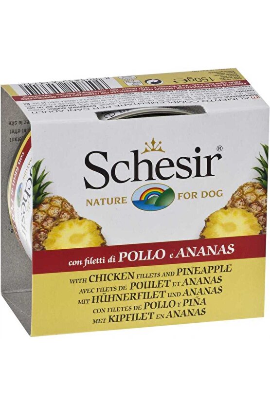 Tavuklu Ananaslı Köpek Konservesi 150 Gr