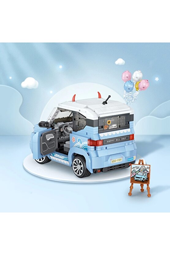 Mikro Blok Dondurma Arabası 875 Parça - Lego Setleri - Loz Mini Lego - Araba Lego - Loz Lego - Mikro