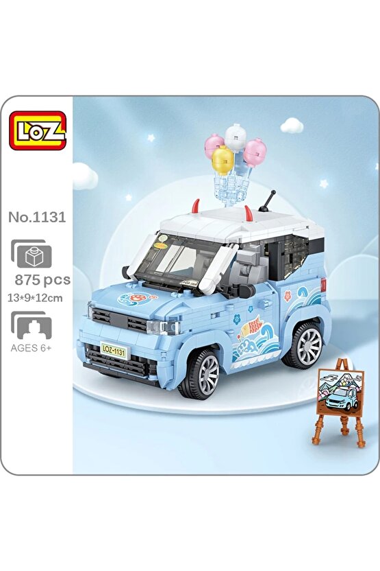 Mikro Blok Dondurma Arabası 875 Parça - Lego Setleri - Loz Mini Lego - Araba Lego - Loz Lego - Mikro
