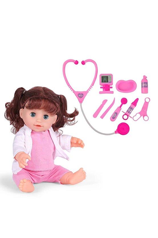 Maide Doktor Bebek - Türkçe Konuşan Maide Et Bebek - Konuşan Bebek - Maide Bebek - Hemşire Et Bebek