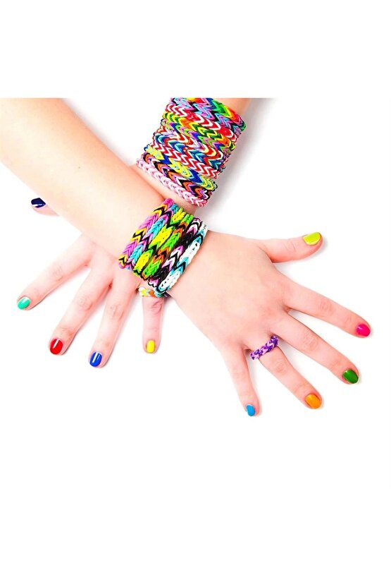 Orijinal Loom Twister 5000 Parça Seti - Takı Seti - Toka, Bilezik Ve Kolye Yapma Seti - Loom Twister