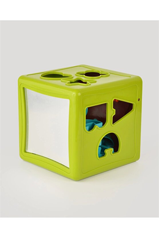 Eğitici Bultak Küp - Şekil Yerleştime Oyunu - Kırılmaz Oyuncak - Montessori Oyuncak - Bul-Tak Küp Oy