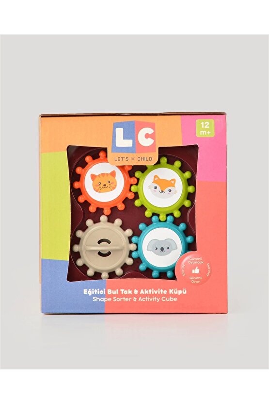 Eğitici Bultak Küp - Şekil Yerleştime Oyunu - Kırılmaz Oyuncak - Montessori Oyuncak - Bul-Tak Küp Oy