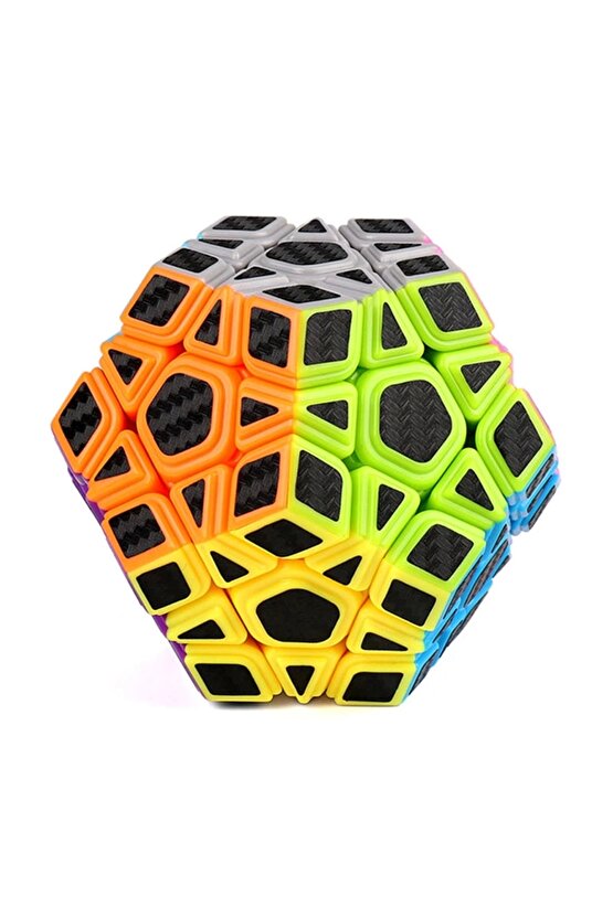 Orijinal MoYu Fiber Karbon Megaminx Küp - Moyu Speed Cube - Moyu Fiber Karbon Megaminx Zeka Küpü - Z