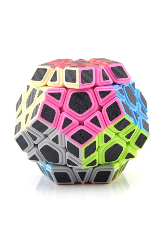 Orijinal MoYu Fiber Karbon Megaminx Küp - Moyu Speed Cube - Moyu Fiber Karbon Megaminx Zeka Küpü - Z