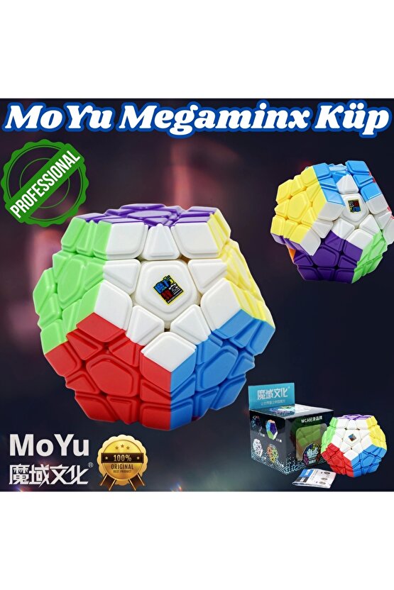 Orijinal MoYu Meilong Megaminx Küp - Moyu Speed Cube - Moyu Megaminx Zeka Küpü - Zeka Küpü - Rubik K