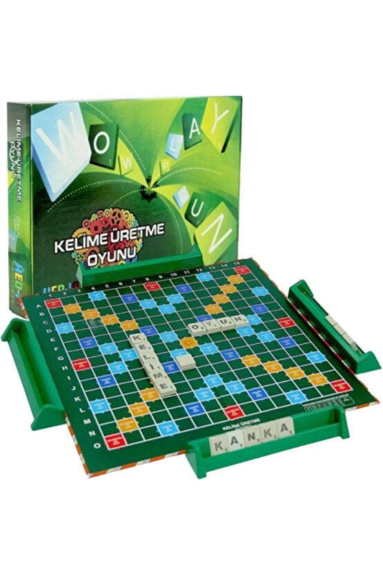 Kelime Üretme Oyunu Yerli Üretim Türkçe Scrabble Kelime Avı