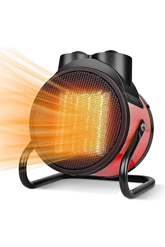 3000W FANLI ISITICI 3 KADEMELİ TAŞINABİLİR ELEKTRİKLİ HAVA ÜFLEYEN FAN RADYATÖR ISINMA CİHAZI 220V