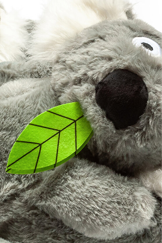 Koala Kadın,Garson Boy Hayvanlı Panduf Gri 3641
