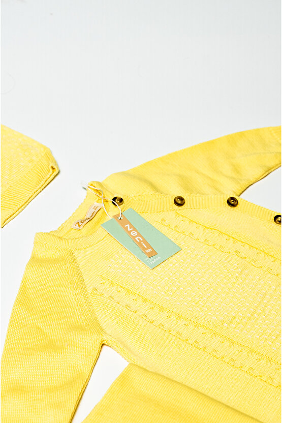 Yeni Doğan 5li Örme Triko Tulum Set