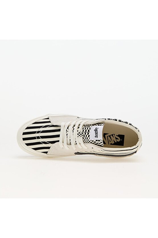 Unisex Sk8-Mid Reissue 83 Lx Pattern Clash Marshmallow Beyaz Sneaker