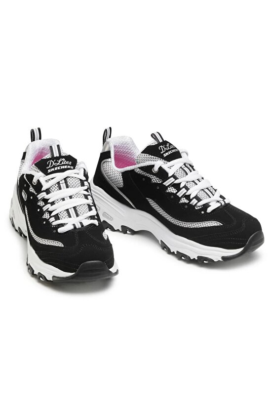 Dlites-Roam Around Siyah Kadın Sneaker 13150BKW