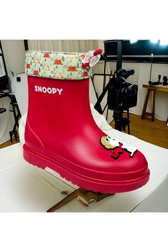 Çocuk Lastikli Bot W10277 Bımbı Snoopy