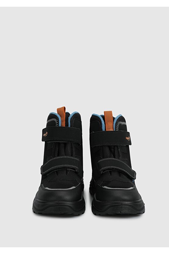 002022 Snow Max Gore-tex Siyah-mavi Çocuk Bot