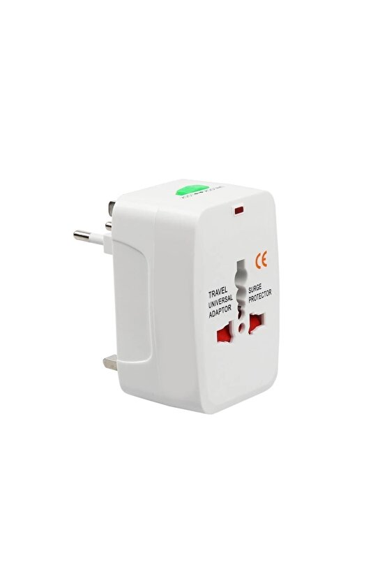 Evrensel Uluslararası Fiş Adaptörü Bağlantı Noktası Dünya Seyahat Güç Şarj Dönüştürücü Fiş