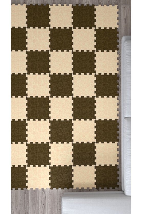 Yıkanabilir Geniş Salon Halısı Ths30 | Yapboz Halı | Puzzle Halı