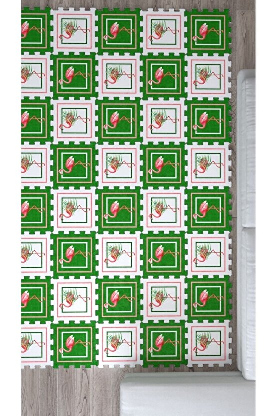 Leylek Modelleri Dekoratif Salon Halısı Ths10 | Yapboz Halı | Puzzle Halı