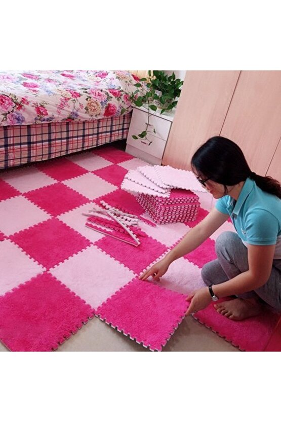 Baskılı Makinede Yıkanabilen Dekoratif Bebek Odası Sı Thc21 | Yapboz Halı | Puzzle Halı