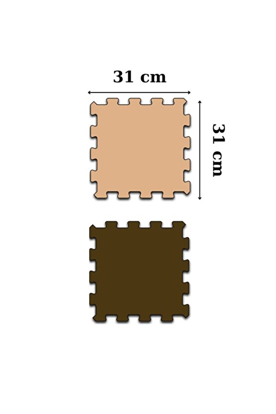 Yıkanabilir Geniş Salon Halısı Ths30 | Yapboz Halı | Puzzle Halı