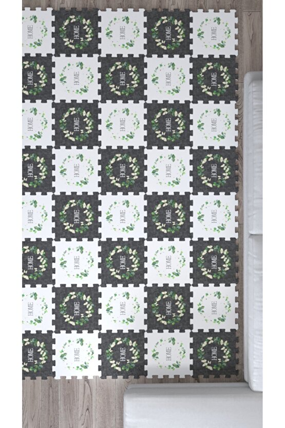 Tekstil Baskılı Büyük Küçük Salon Halısı Ths4 | Yapboz Halı | Puzzle Halı