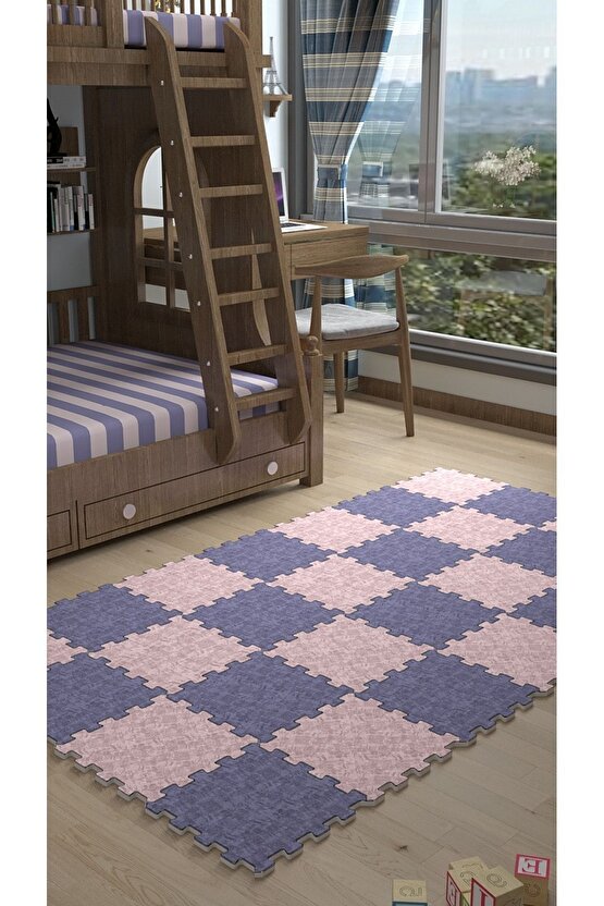 Yıkanabilir Metrekare Ölçülü Halı Bebek Odası Sı Thc23 | Yapboz Halı | Puzzle Halı