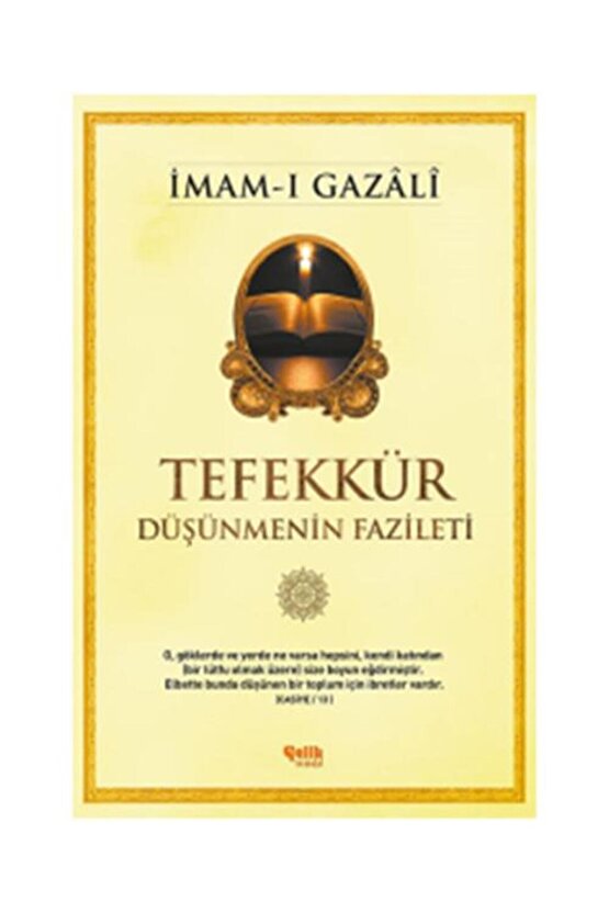 Tefekkür Düşünmenin Fazileti   İmam ı Gazali