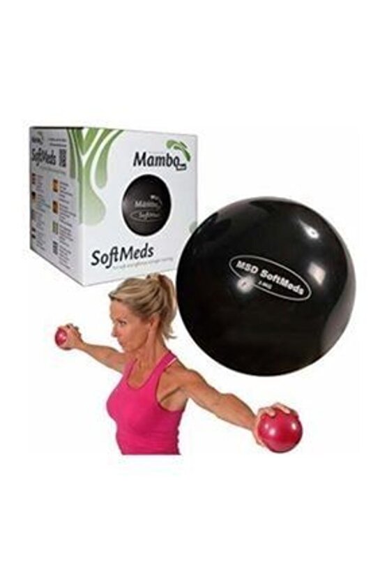 Siyah Pilates El Yumuşak Ağırlık TopuMambo Soft Weight 3 Kg