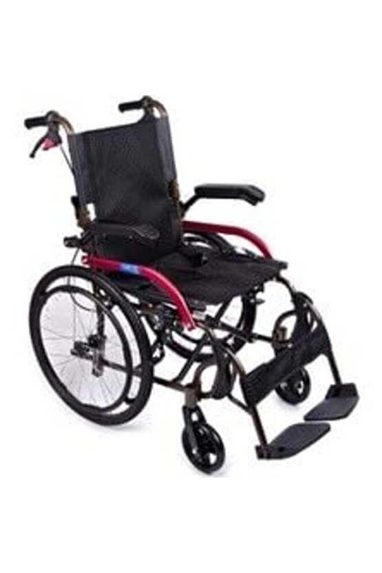 GK863LAJ-20 Jet Black Transfer Alüminyum Tekerlekli Sandalye