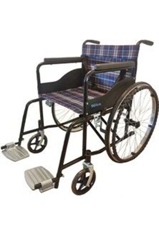 İthal Tekerlekli Sandalye Hasta Transfer Manuel Katlanabilir Sandalye Hasta Bakım