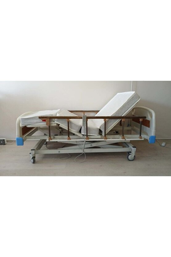 3 Motorlu Abs Tabanca Hasta Karyolası + 4 Parçalı Yatak