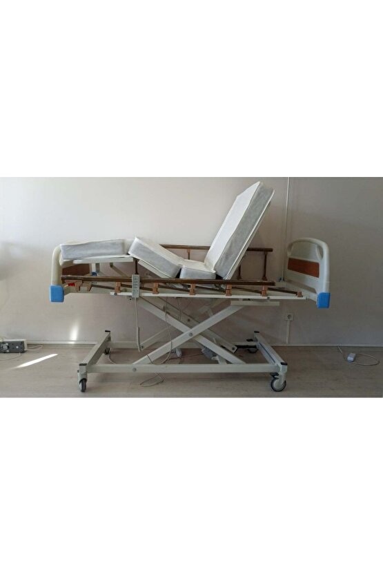 3 Motorlu Abs Tabanca Hasta Karyolası + 4 Parçalı Yatak