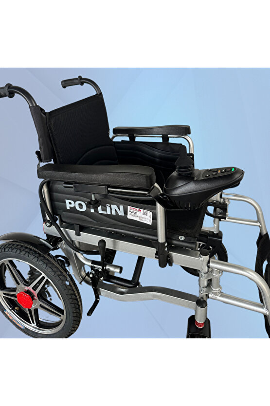 P200e Katlanabilir Akülü Tekerlekli Sandalye