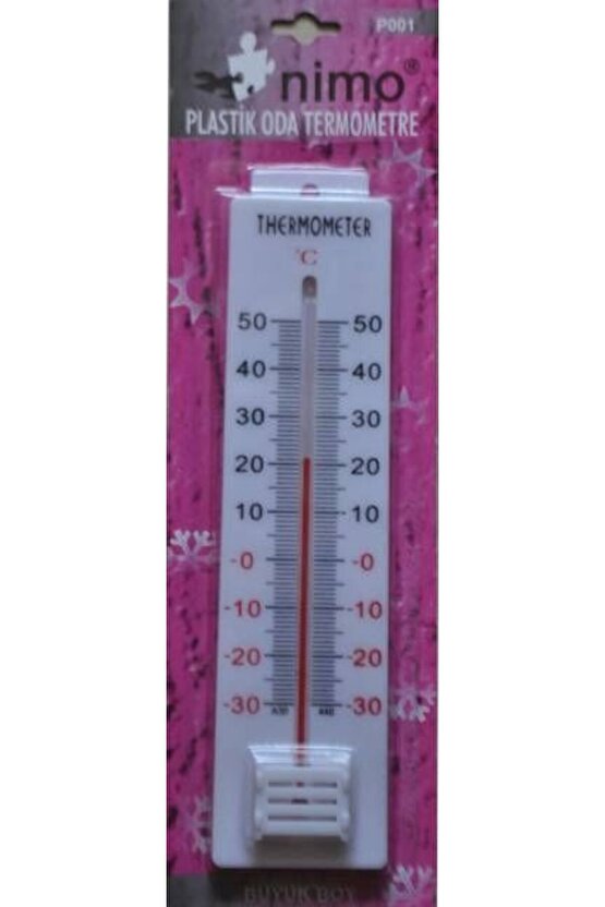 Duvar Derecesi Plastik Büyük