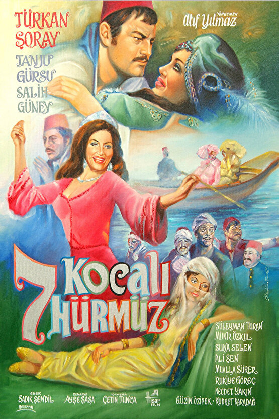 Yedi Kocalı Hürmüz (1971) ( İbrahim ENEZ ) Koleksiyonu ( Lisanslı Ürün ) Posteri