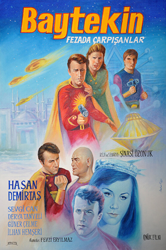 Baytekin - Fezada Çarpışanlar (1967) ( İbrahim ENEZ ) Koleksiyonu ( Lisanslı Ürün ) Posteri