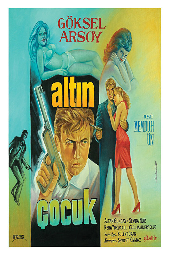 Altın Çocuk (1966) ( İbrahim ENEZ ) Koleksiyonu ( Lisanslı Ürün ) Posteri
