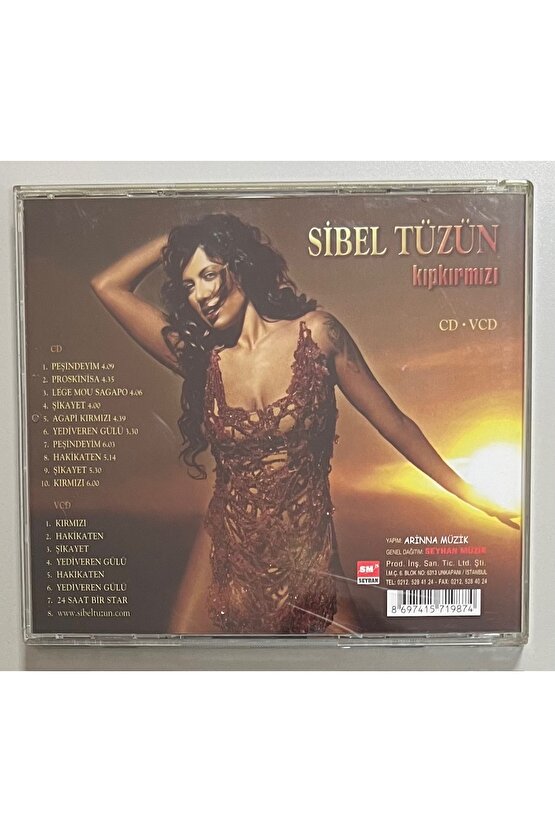 Sibel Tüzün Kıpkırmızı Çift Cd (Orjnal Dönem Baskı)