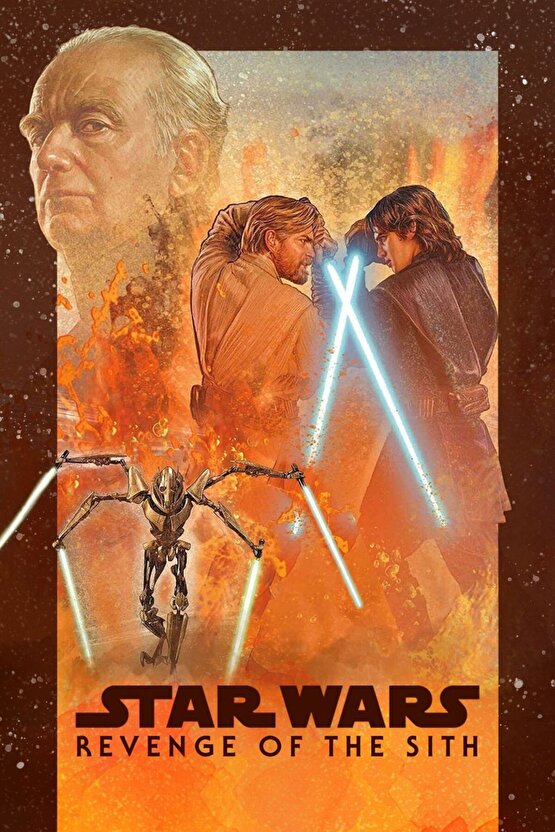Star Wars Episode III - Revenge of the Sith (2005) 7 AFİŞ - POSTER ( FOLYO ) - AFİŞ - POSTER-6113