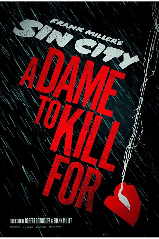 Sin City A Dame to Kill For (2014) 1 AFİŞ - POSTER ( FOLYO ) - AFİŞ - POSTER-5749