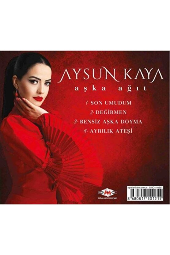 DMC - Aysun Kaya ( Aşka Ağıt ) CD Ambalajında