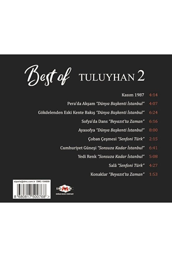 Tuluyhan Uğurlu ( Best Of 2 ) CD Ambalajında