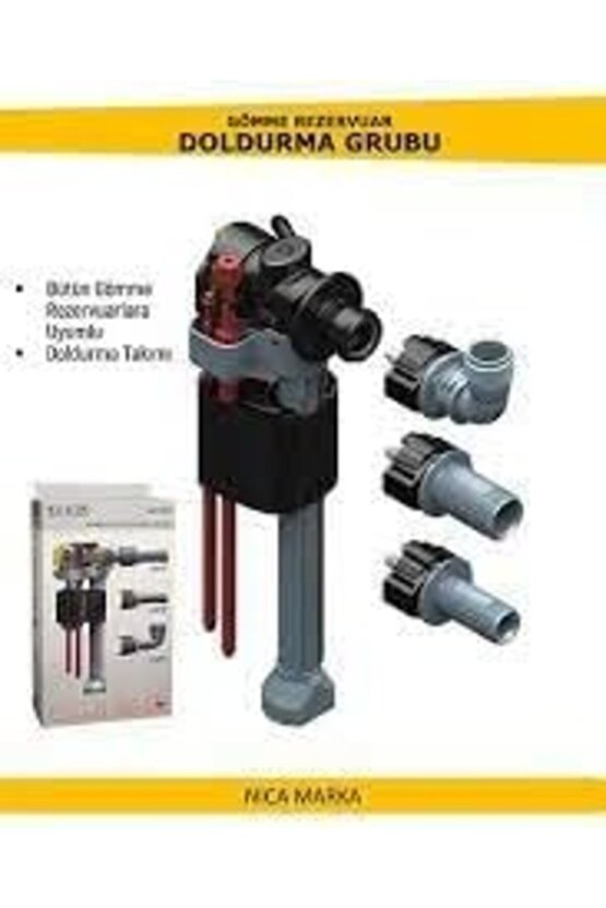 vegaShop Bütün gömme rezervuarlara uyumlu sessiz kompakt doldurma grubu şamandıra flatör 1032